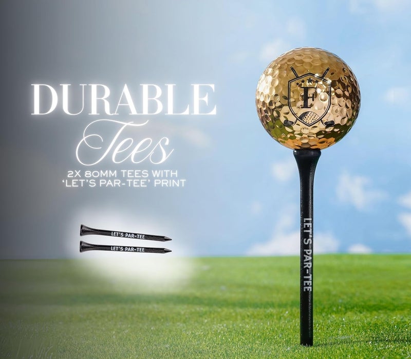 CybGene Golf Gifts for Men Ball & Tee Holder with 2 Balls and 2 Tees - Golf Accessories for Men/Women - Image 5